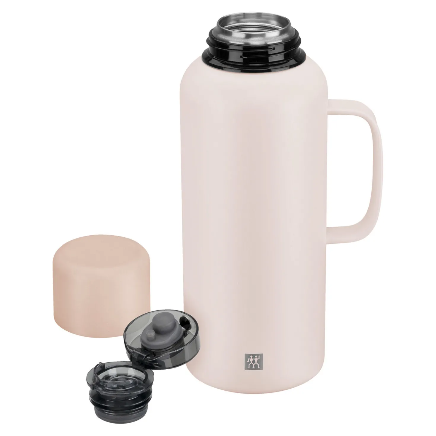 Thermokanne, 1,2 l, Edelstahl, Pink