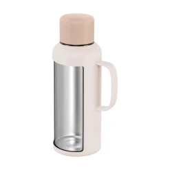 Thermokanne, 1,2 l, Edelstahl, Pink