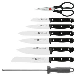 9-tlg, Messerblockset, Anthrazit