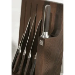 7-tlg, Messerblockset, Braun