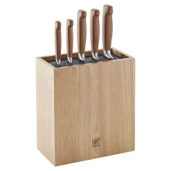 6-tlg, Messerblockset, Braun