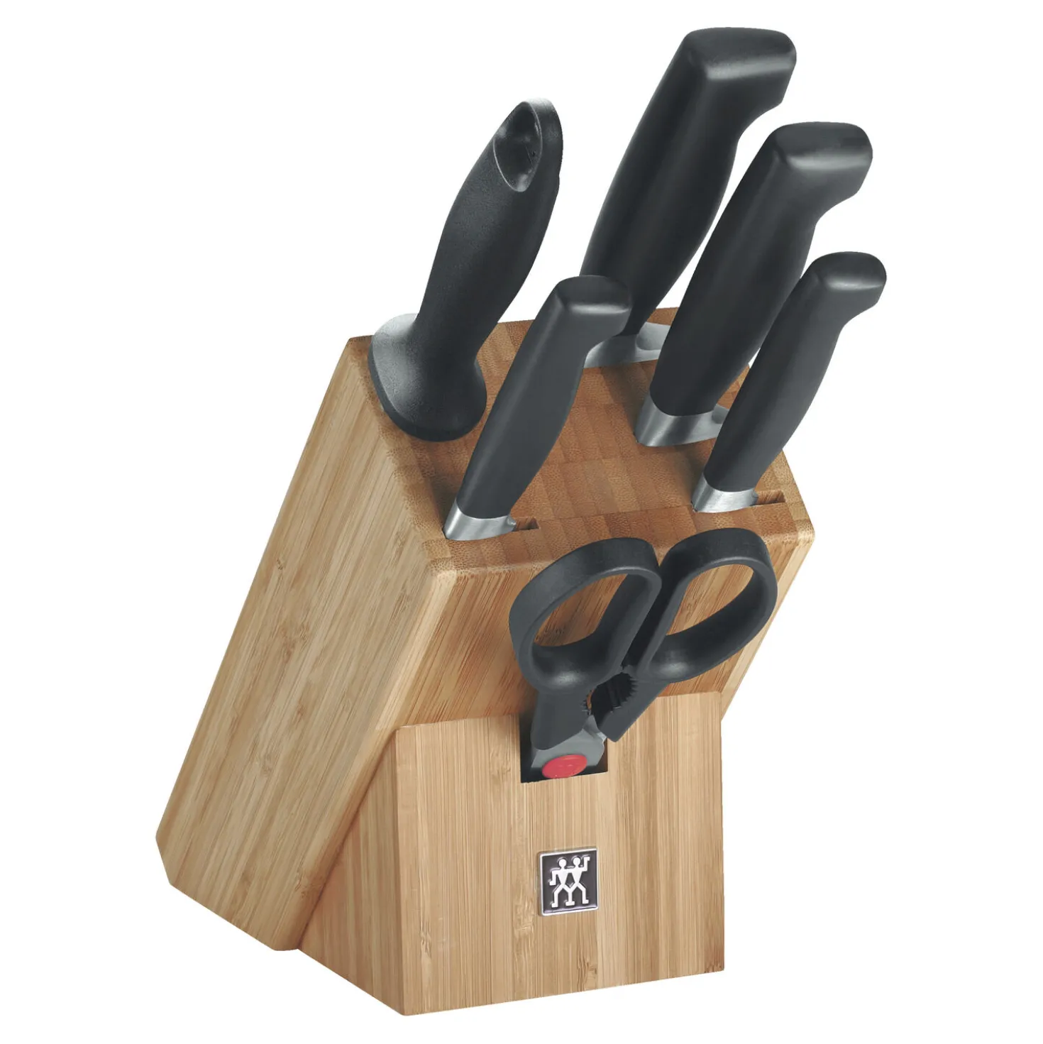 7-tlg, Messerblockset, Natur