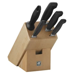 6-tlg, Messerblockset, Natur