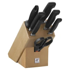 8-tlg, Messerblockset, Natur