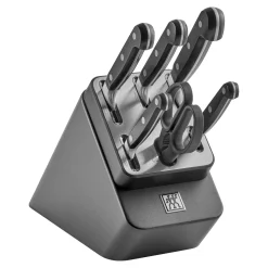 7-tlg, Selbstschärfender Messerblock, Anthrazit