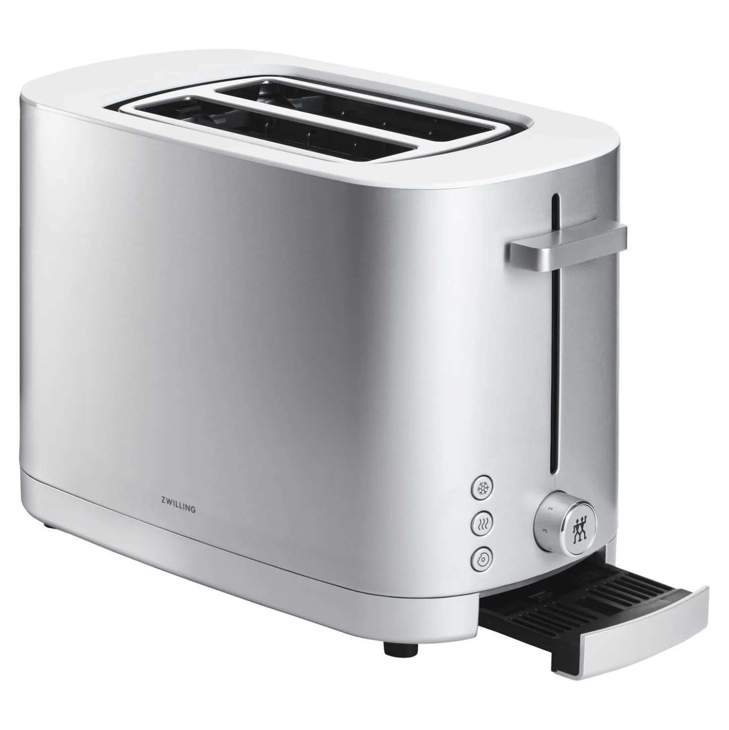 Toaster, 2 Schlitze kurz, Silber
