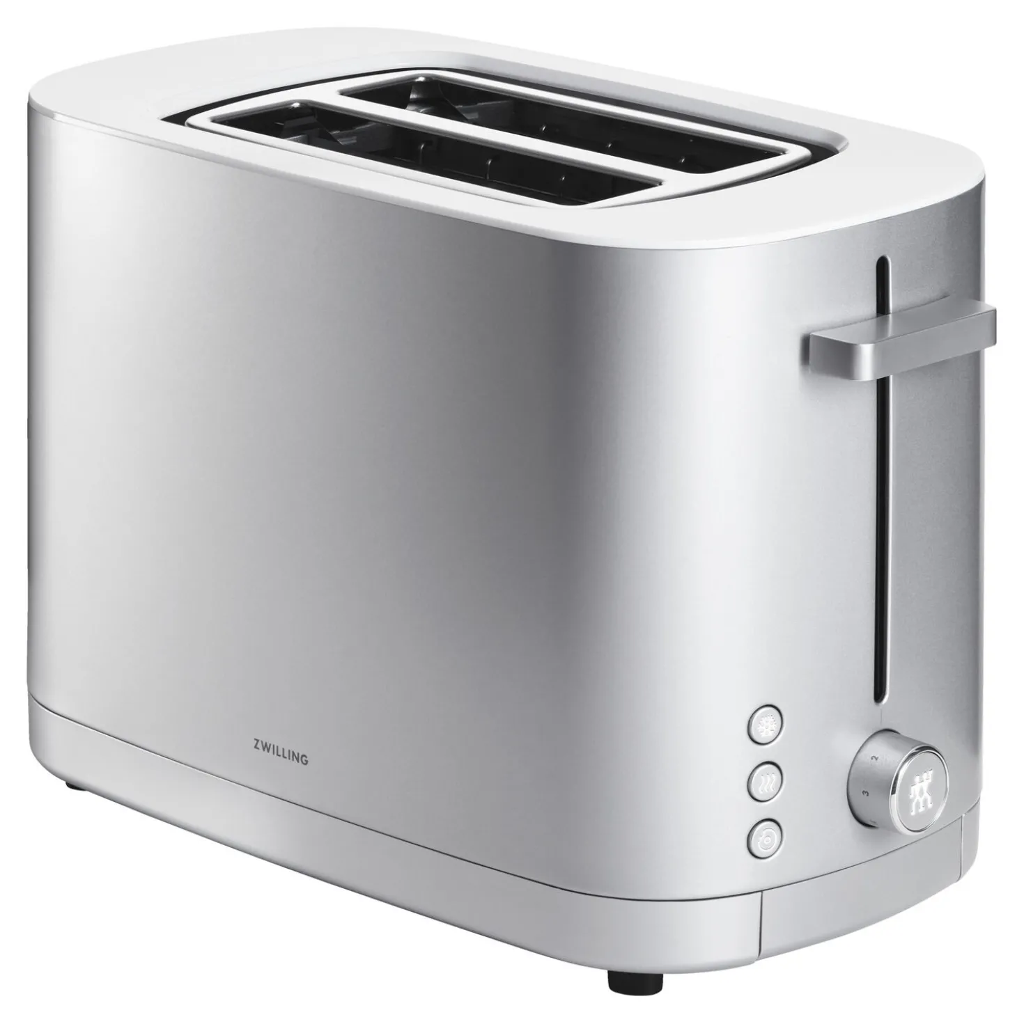 Toaster, 2 Schlitze kurz, Silber