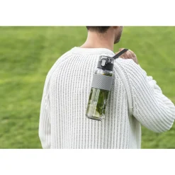 Trinkflasche, 680 ml, Tritan, Grau