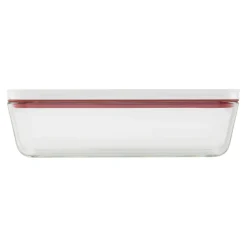 Vakuum Auflaufform, Glas, Rot