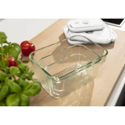 Vakuum Boxset, S/M/L / 3-tlg, Glas, Grau