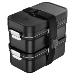 Vakuum Lunch Box to Go, Schwarz