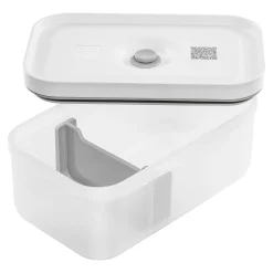 Vakuum Lunchbox M, Semitransparent-Grau