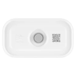 Vakuum Lunchbox S, Weiß-grau