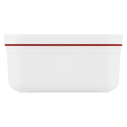 Vakuum Lunchbox S, Weiß-Rot
