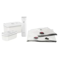 Vakuum Starter Set, Kunststoff / S/M, 7-tlg, Weiß