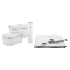 Vakuum Starter Set, Kunststoff / M/L, 7-tlg, Weiß