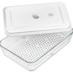 Vakuum Zubehörset Abtropfgitter für Glasboxen, Kühlschrankbox/Auflaufform / 2-tlg