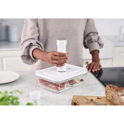 Vakuum Zubehörset Abtropfgitter für Glasboxen, Kühlschrankbox/Auflaufform / 2-tlg