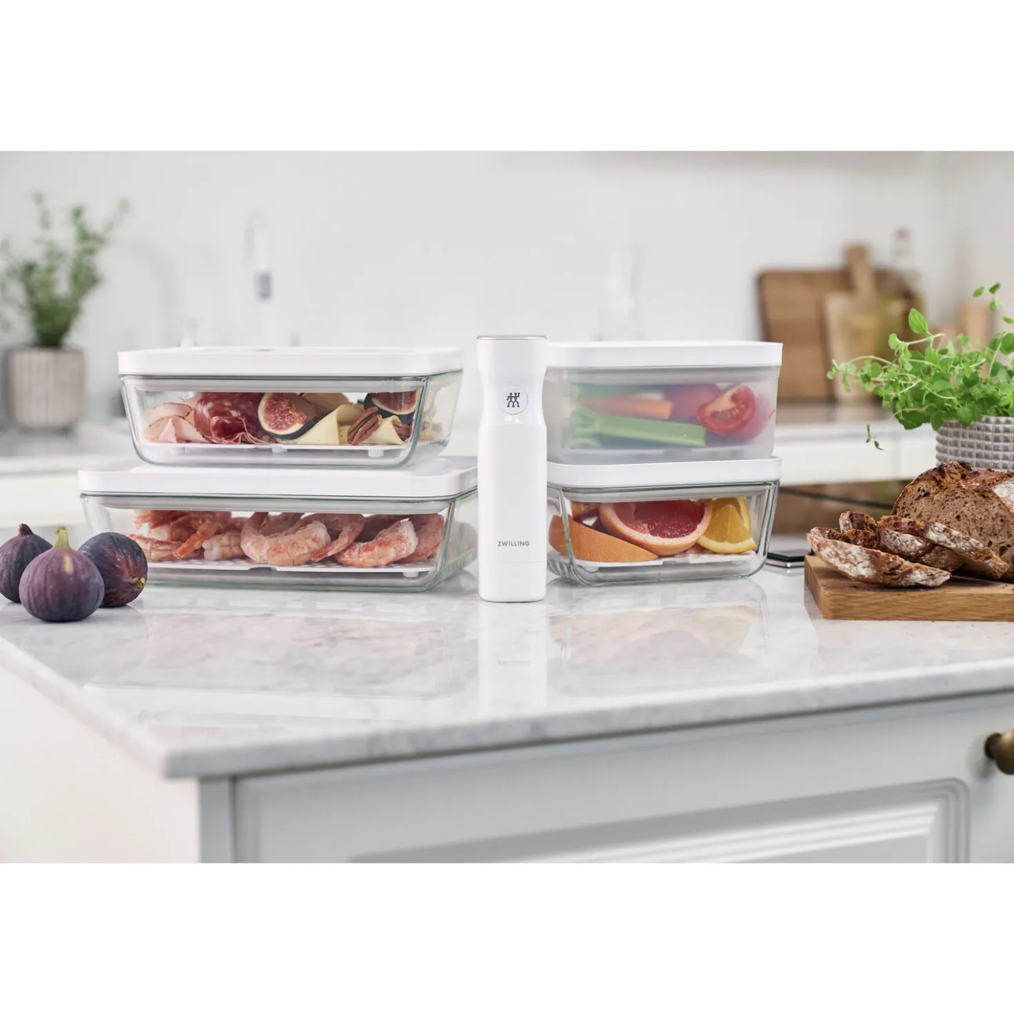 Vakuum Zubehörset Abtropfgitter für Glasboxen, Kühlschrankbox/Auflaufform / 2-tlg