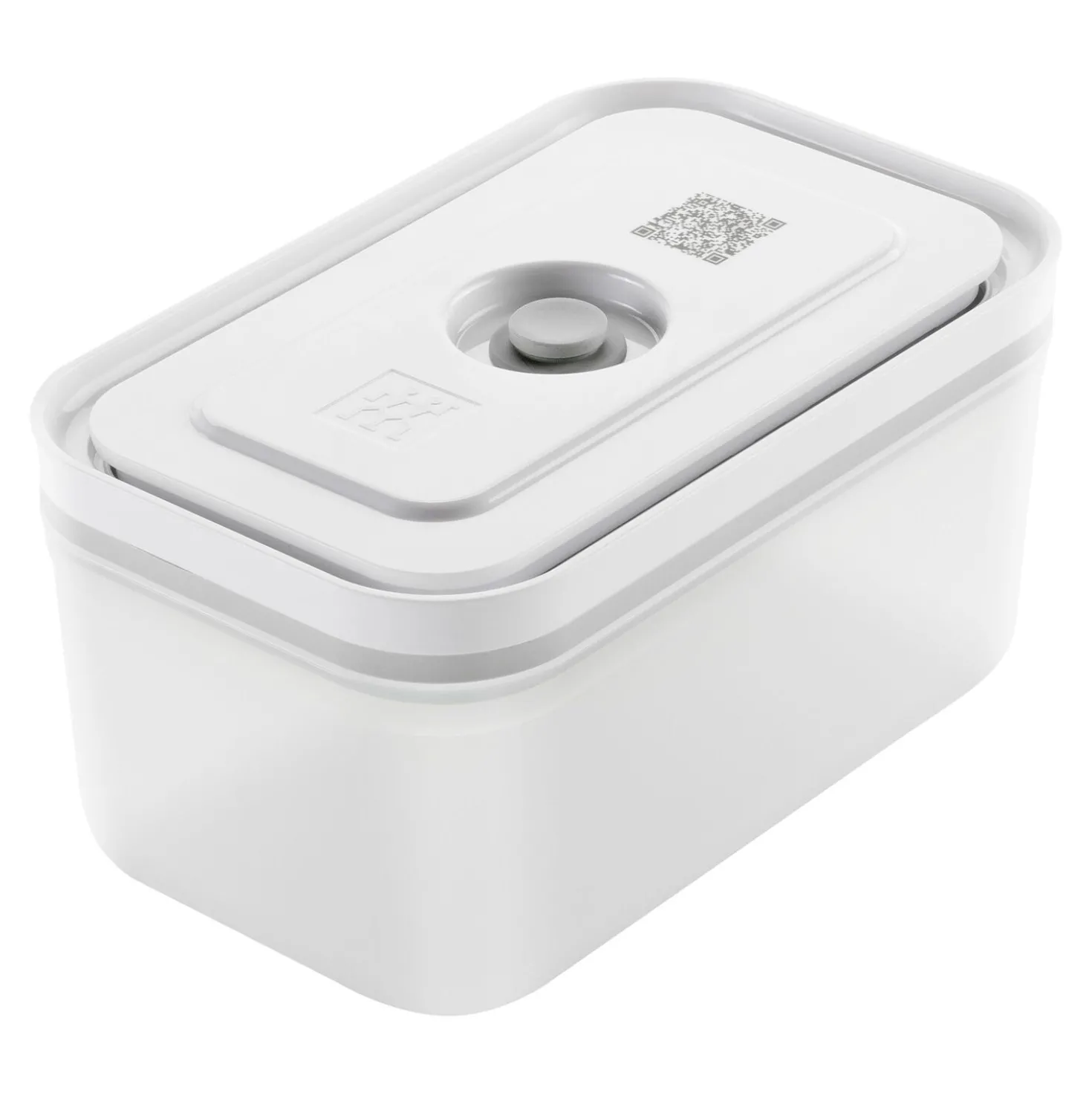 Vakuumbox & Pumpe Set, 6-tlg. / M, Grau/Weiß, Kunststoff