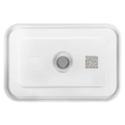 Vakuumbox L, Glas, Grau
