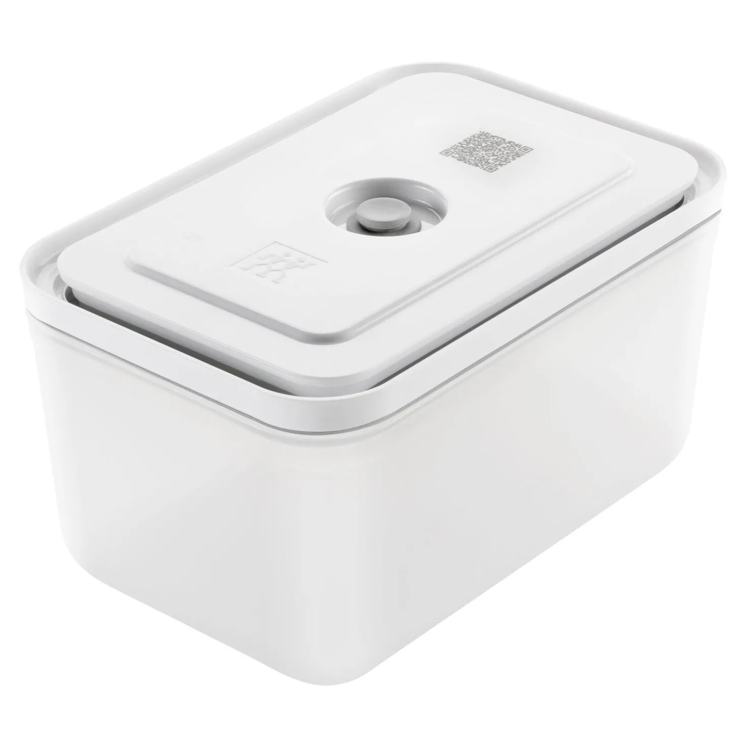 Vakuumbox L, Kunststoff, Semitransparent-Grau