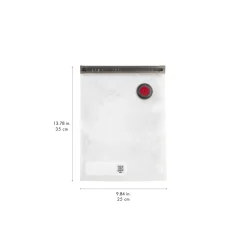 Vakuumschüssel Starterset, 15-tlg. / S/M/L, Kirsch-Rot/Transparent, Keramik/Glas
