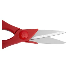 Vielzweckschere, rot 20 cm, Edelstahl
