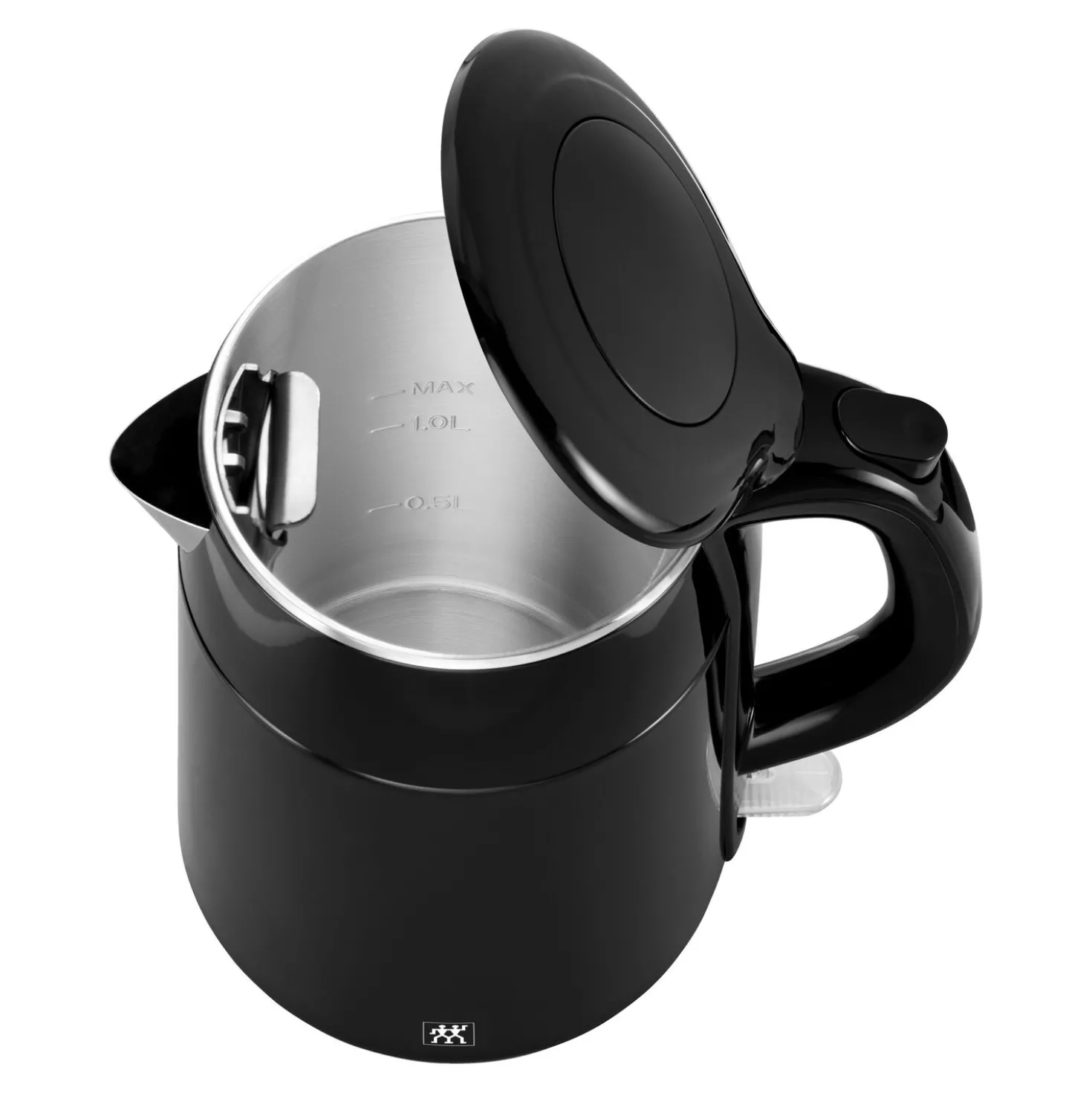 Wasserkocher, 1,25 l, Schwarz