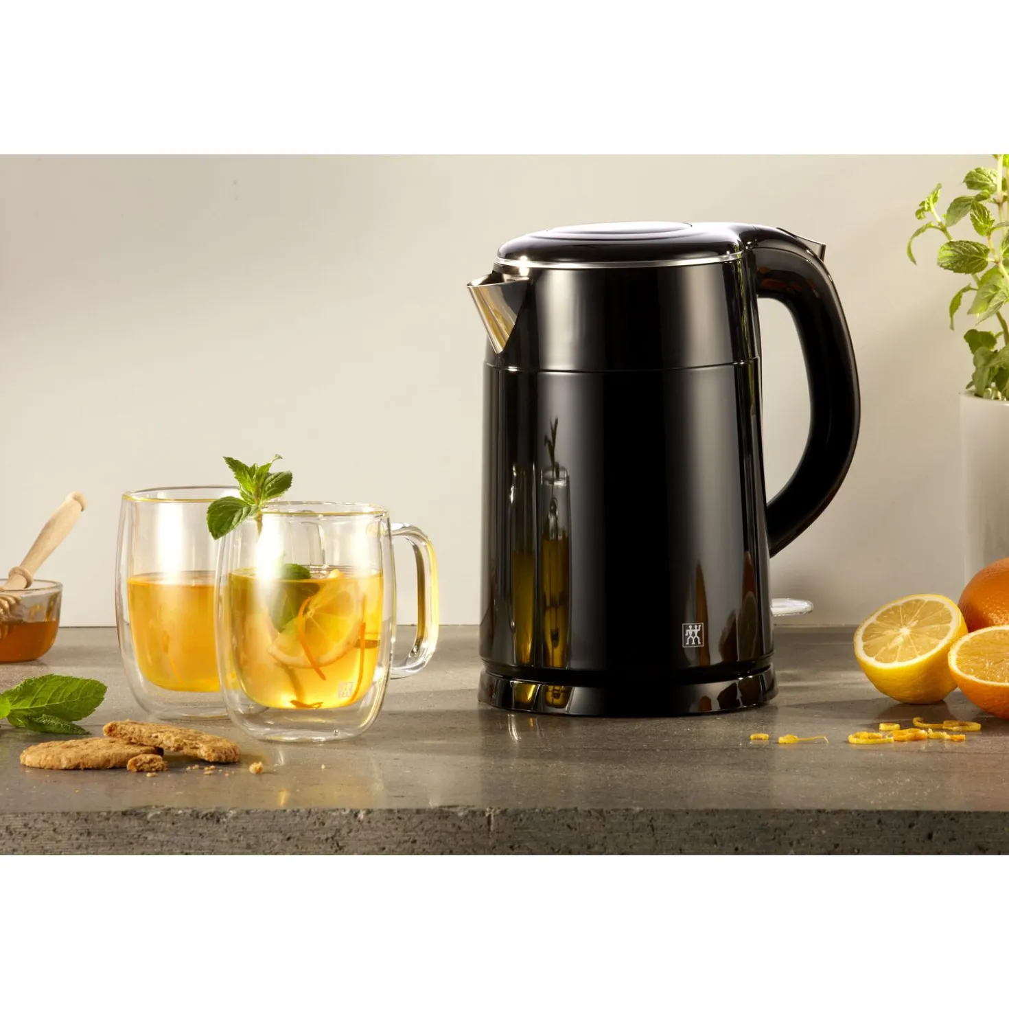 Wasserkocher, 1,25 l, Schwarz