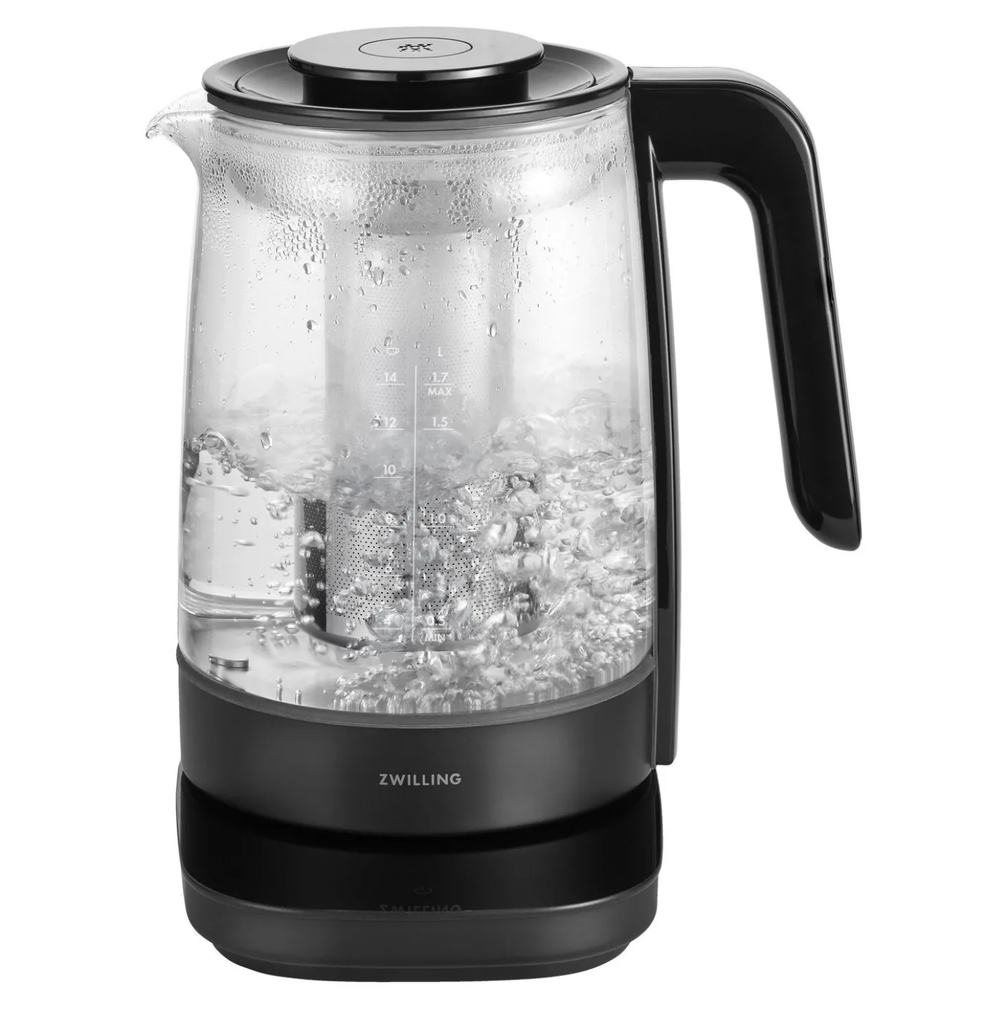 Wasserkocher, 1,7 l, Schwarz