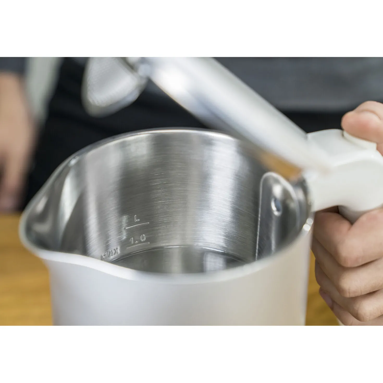 Wasserkocher, 1 l, Silber