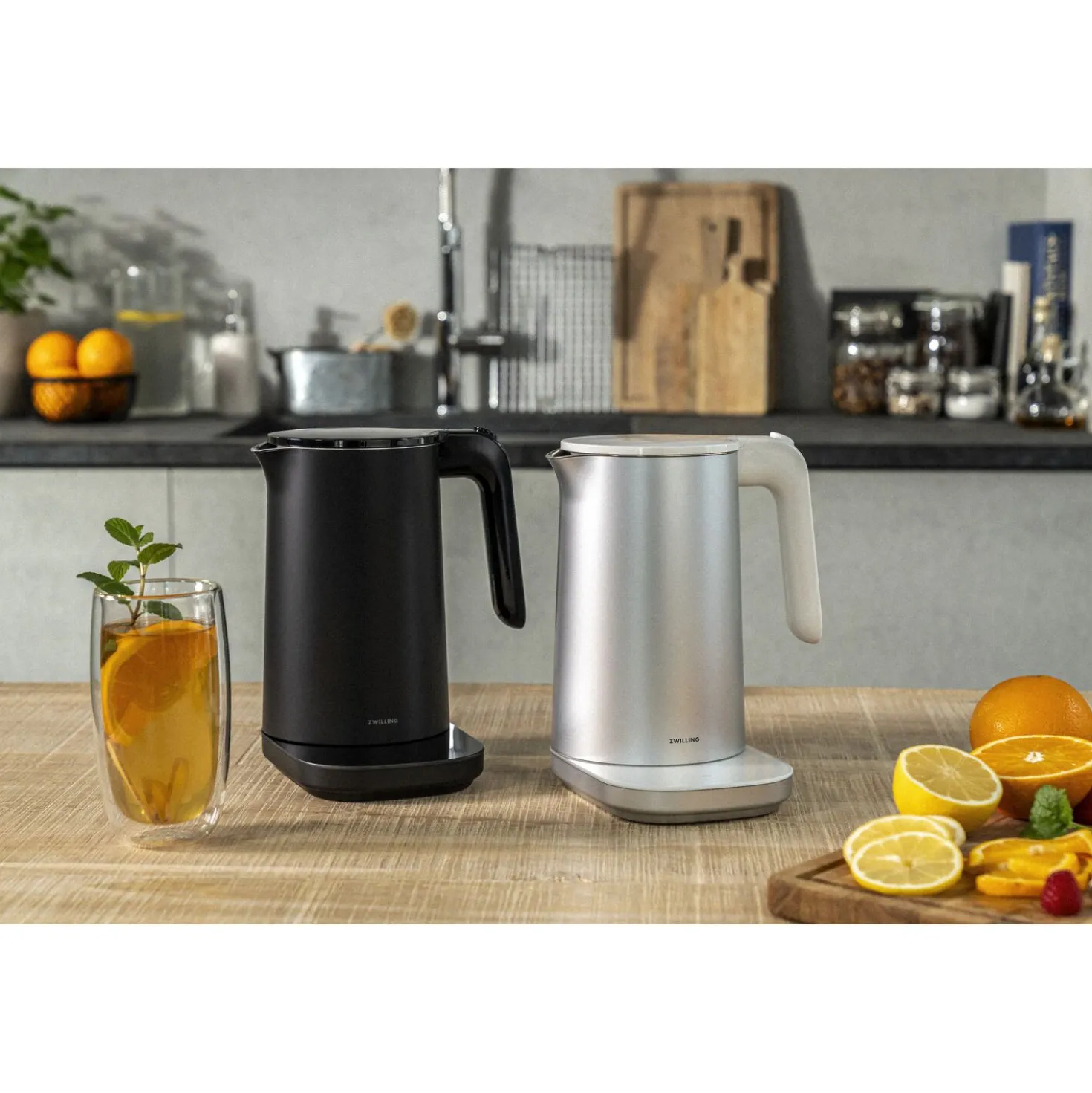 Wasserkocher Pro, 1 l, Silber