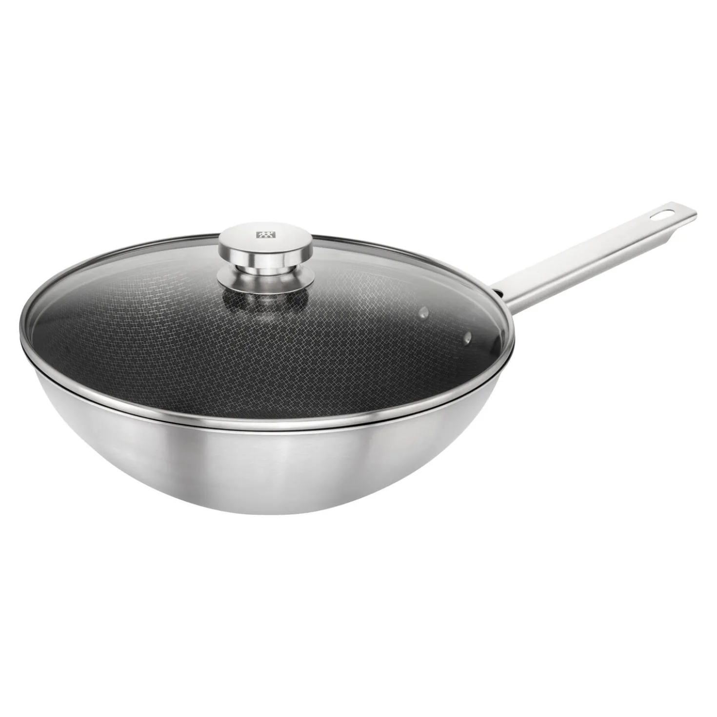 Wok 30 cm, 18/10 Edelstahl