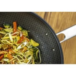 Wok 30 cm, 18/10 Edelstahl
