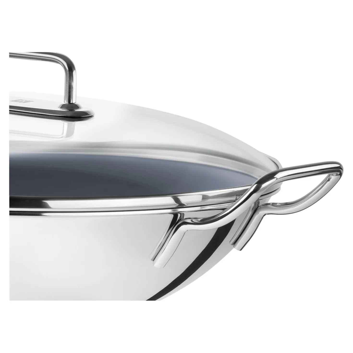 Wok, 32 cm, 18/10 Edelstahl, Keramikbeschichtung