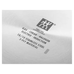 Wok, 32 cm, 18/10 Edelstahl, Keramikbeschichtung